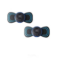 EMS Pulse Neck Massager Sticker Tens Cervical Massageador Back Masajeador Patch Muscle Stimulator Pain Relief Gel Pads Stretcher